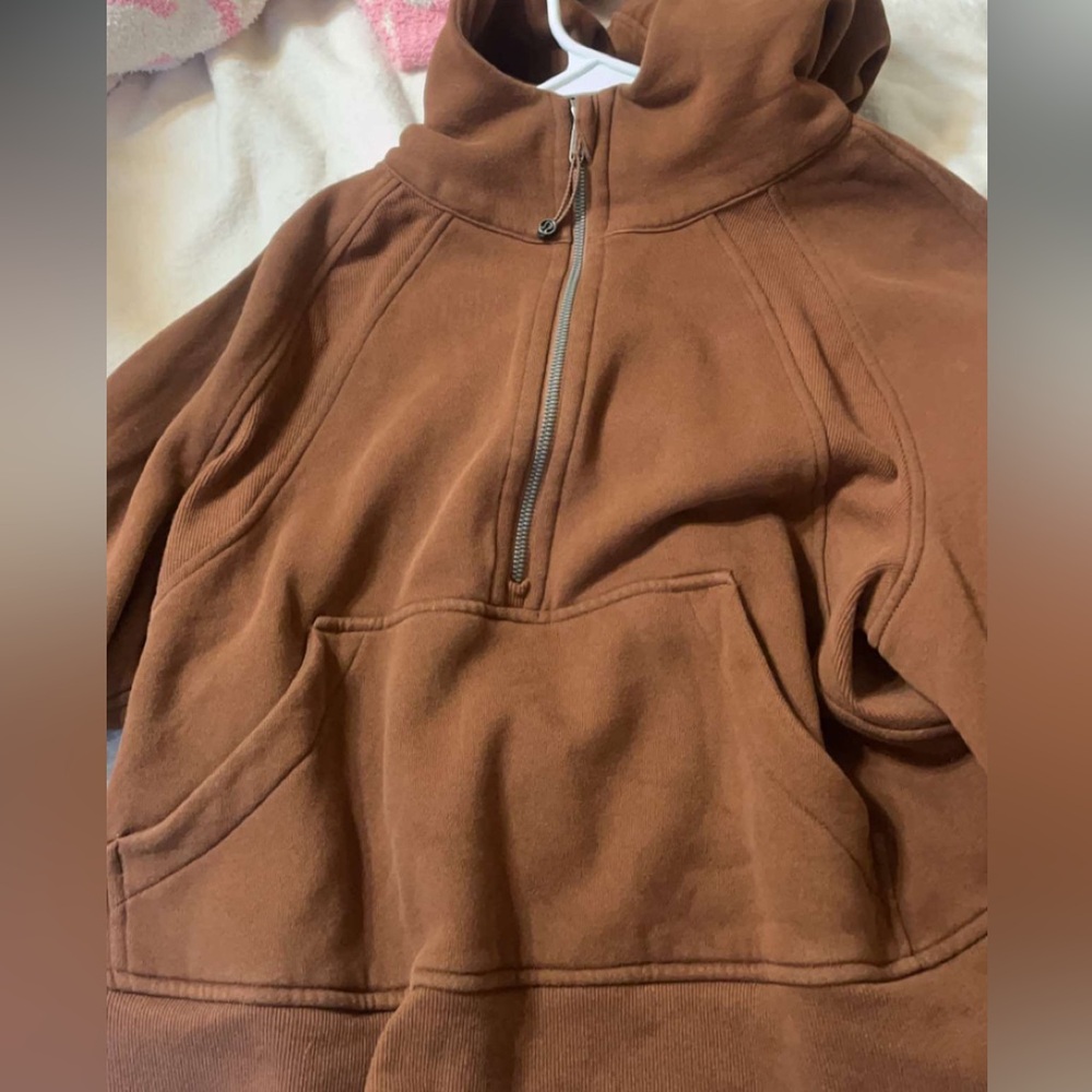 Brown Scuba Hoodie from Lululemon